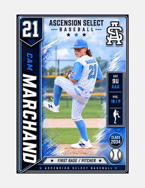 Custom Sports Trading Cards — Sheet of 18