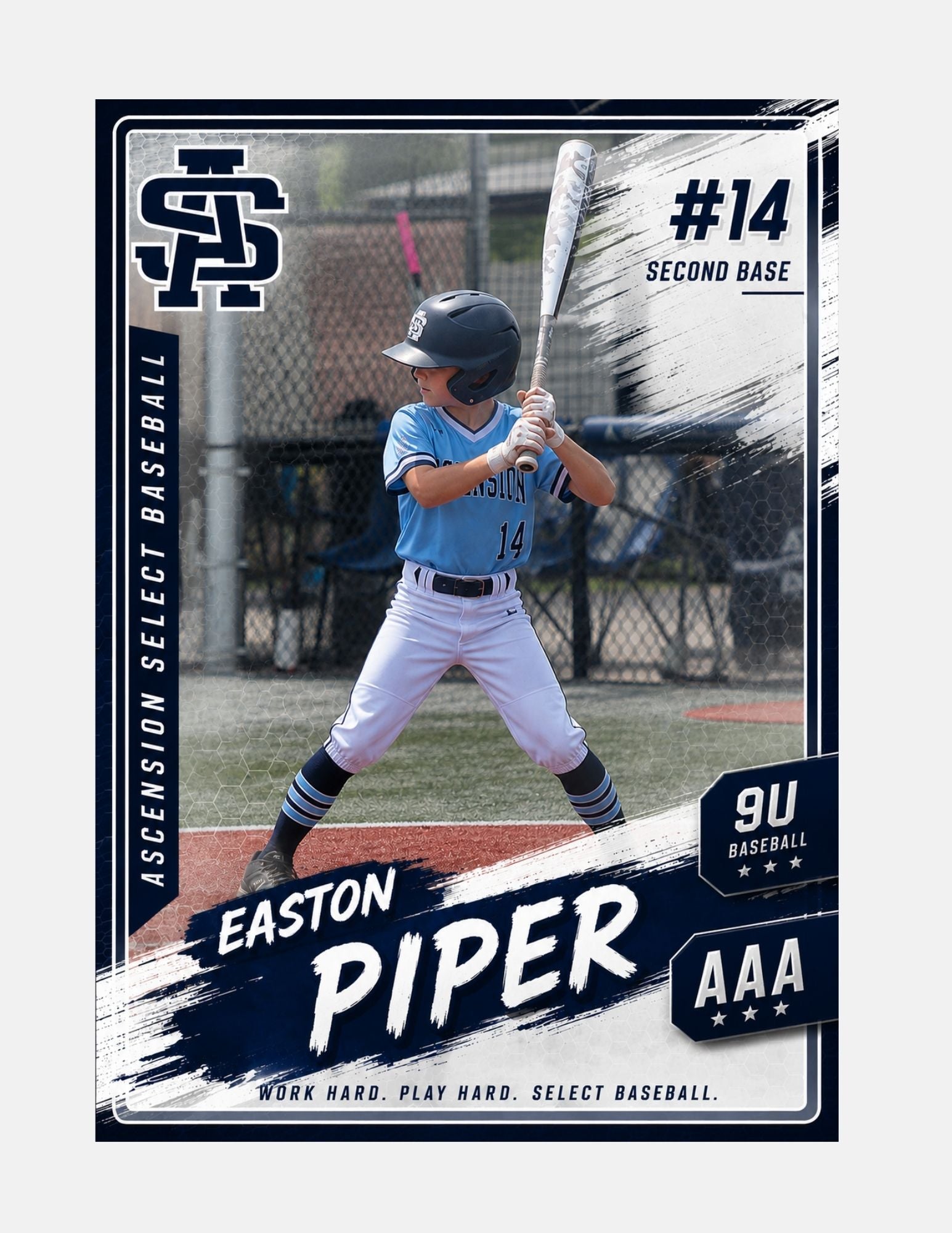 Custom Sports Trading Cards — Sheet of 18